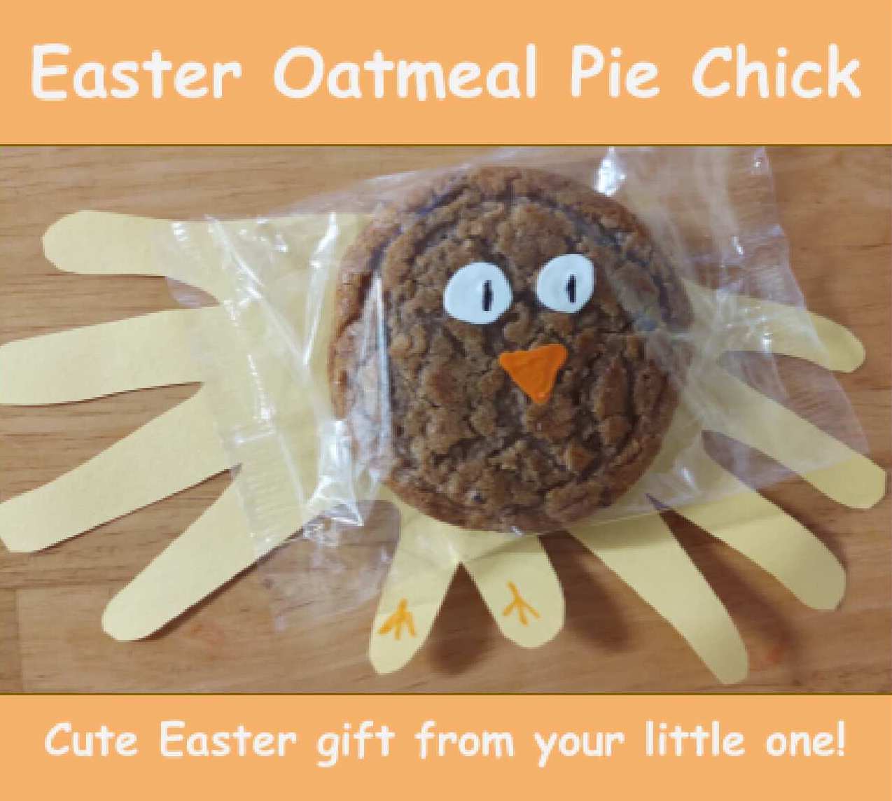 Easter Oatmeal Pie Chick Craft